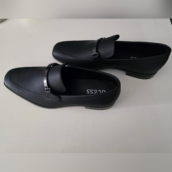 Guess Handy Dress Loafers Black Men''s Shies Size 12 - Picture 5 of 11
